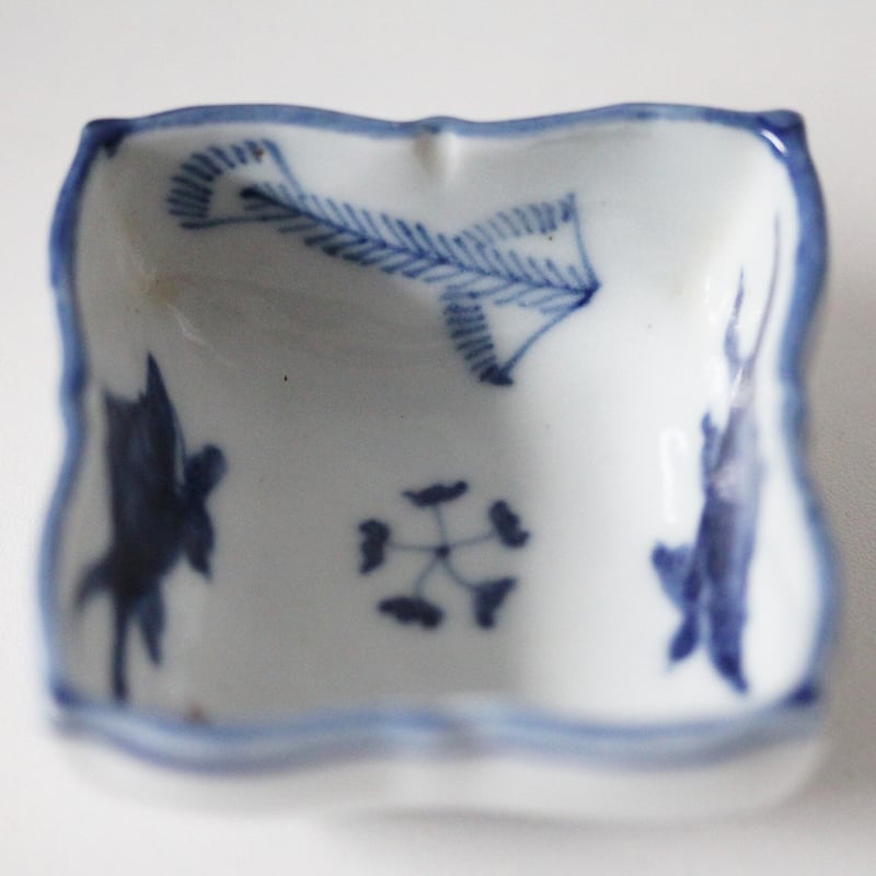 時代 染付 帆船模様 小皿 5枚 MO61107 時代 染付 帆船模様 小皿 5枚 MO61107 - メルカリ