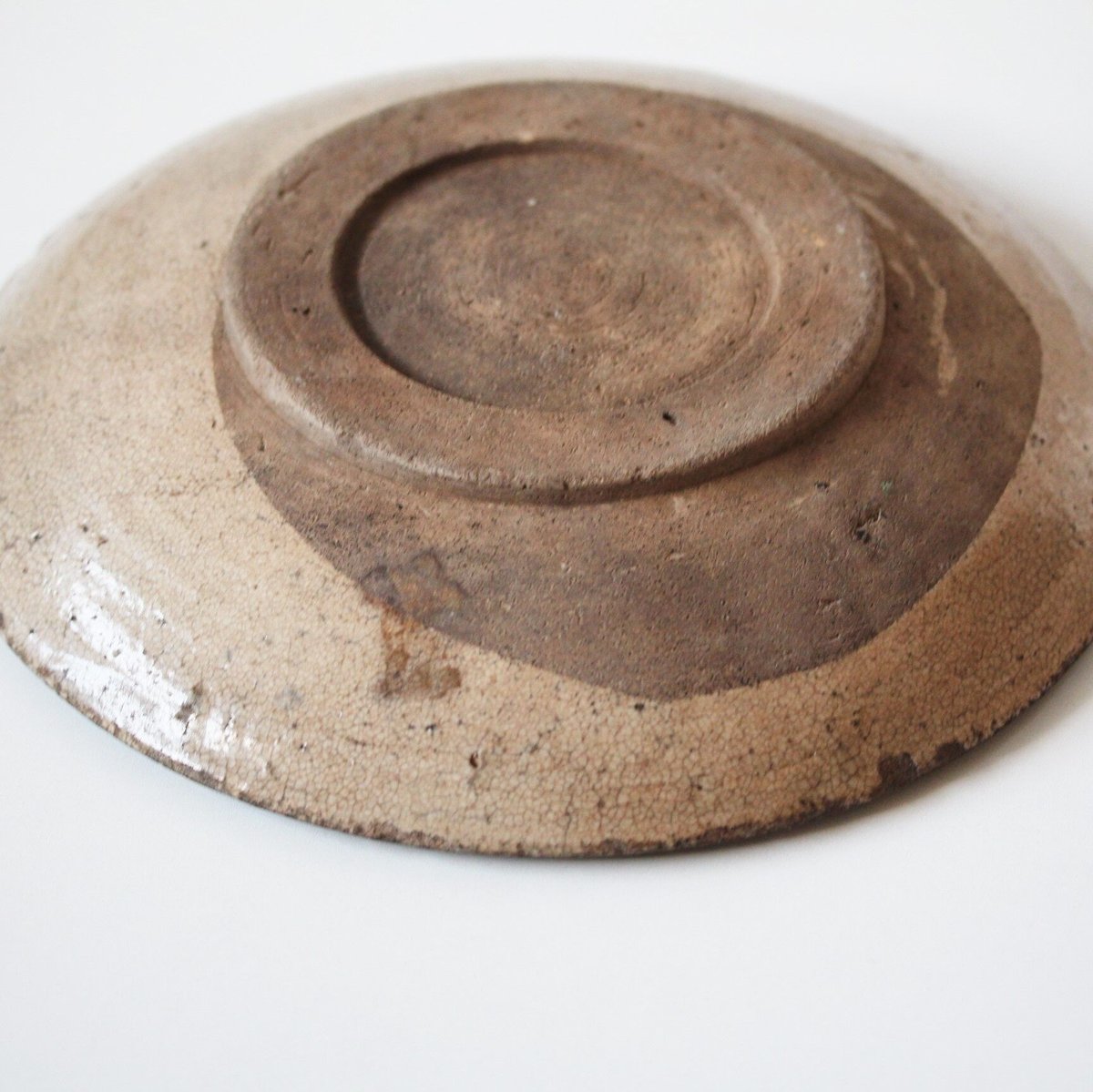 瓢箪から駒】瀬戸馬の目皿 d27.0cm Seto Stoneware Plate, Uma