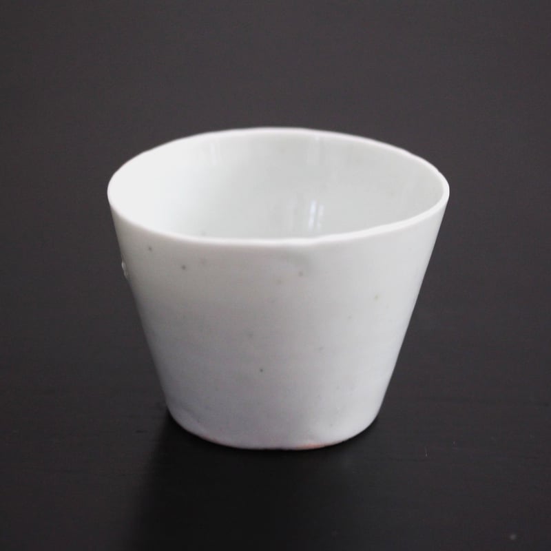 数と骨董】 古伊万里白磁そば猪口 d7.1cm Imari White Porcelain
