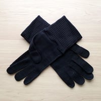 シルク手袋（ブラック）