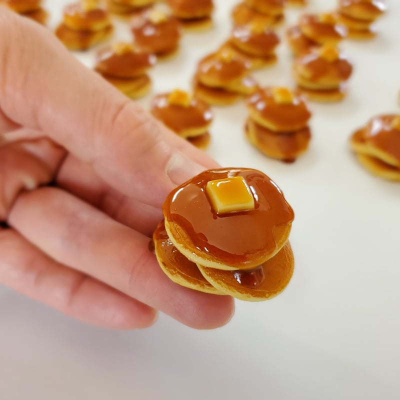 食品サンプル まいづる 実物大 メープルバターホットケーキ 2段 【公式