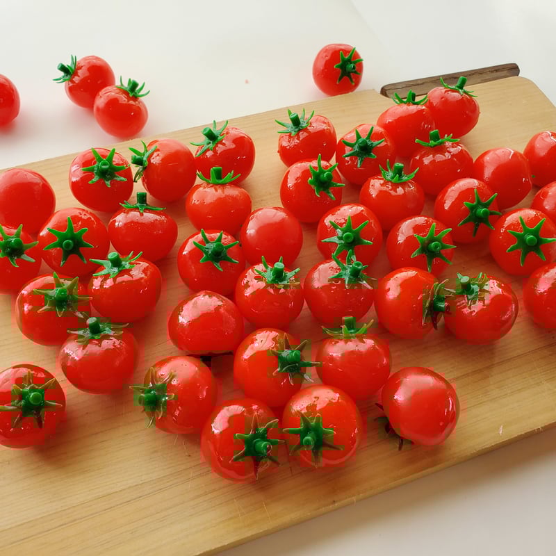 プチtomato *Prof ☑️**様 プチトマト」プリプリのツヤツヤです。 | Food Sample Craftman Shop