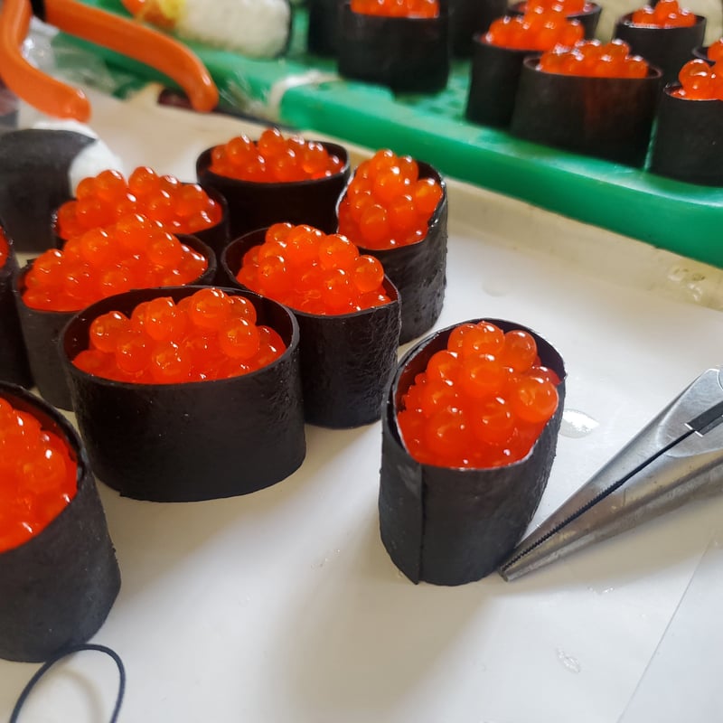 いくらぐんかん巻き」1粒1粒いくらです。 | Food Sample Craftman Shop