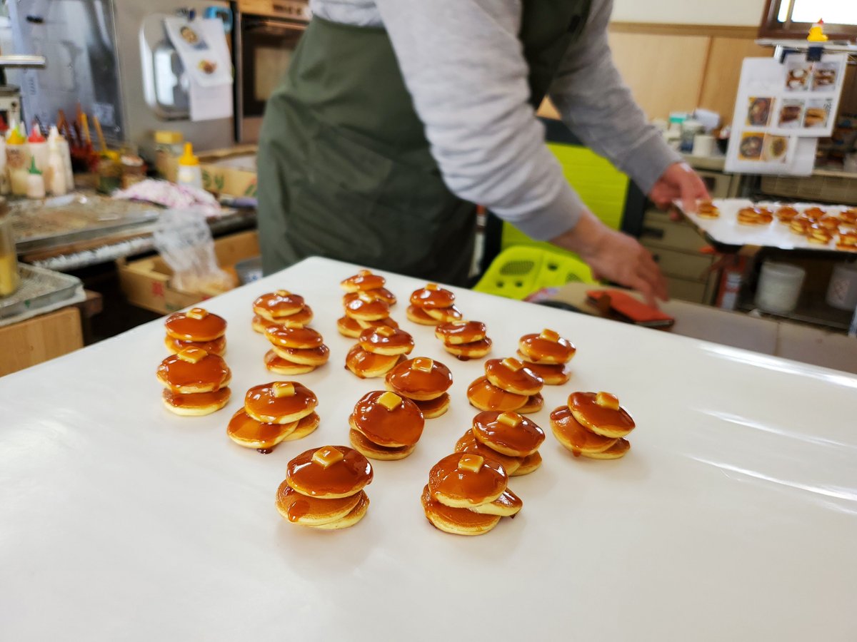 食品サンプル まいづる 実物大 メープルバターホットケーキ 2段 食品サンプル まいづる 実物大 メープルバターホットケーキ 2段