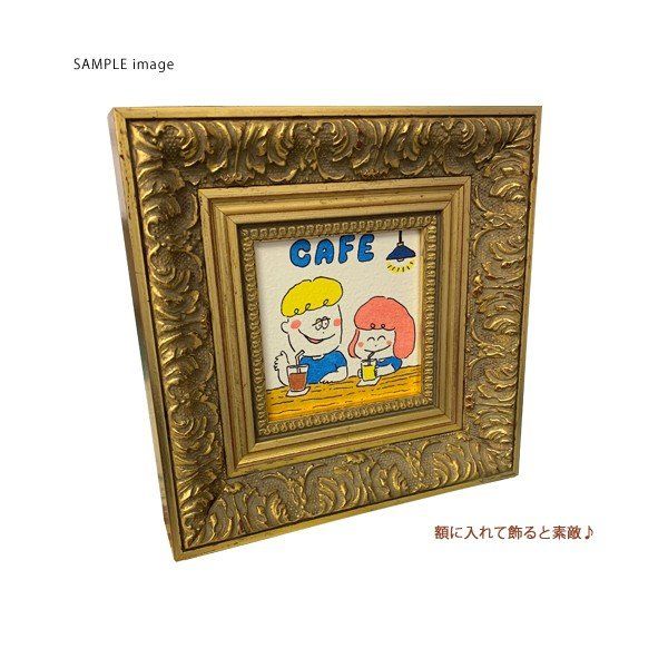 絵画2枚1セット ドイツ 風景画 絵画 水彩画 内藤謙一 「ハイデルベルク・3」 額