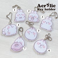 うさぎ　もち ちびもちアクリルキーホルダー