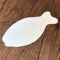 doArt.型漉き因州和紙　白い　おさかな大和紙　1枚　2101710016157