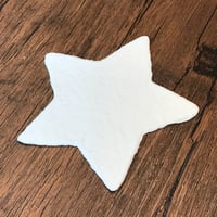 doArt.型漉き因州和紙　白い　ほし和紙　1枚　2101710016225