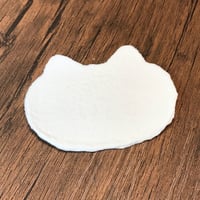 doArt.型漉き因州和紙　白い　ねこ和紙　1枚　2101710016188