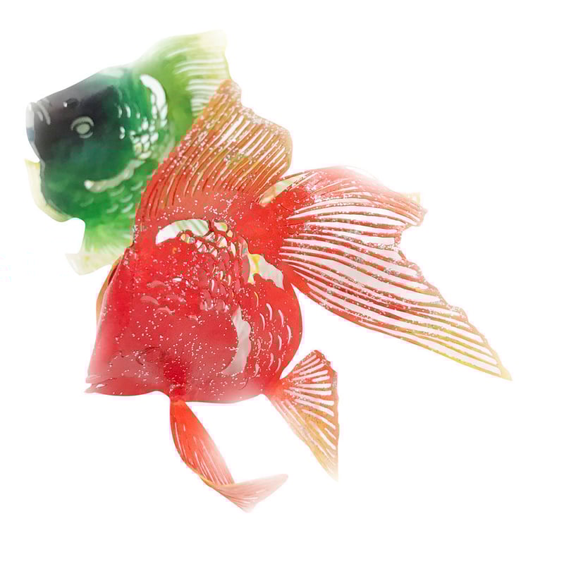 飛べ！金魚？ a4アート紙2枚 飛べ！金魚？ a4アート紙2枚