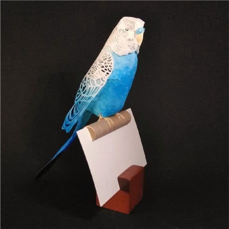 doArt.ファイバークラフト立体切り絵制作キット「セキセイインコ」2101710018014