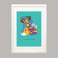 アートプリント: Quoted Structure -L-