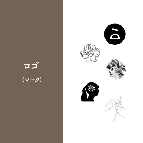 ロゴ：マーク or タイポグラフィ(文字)