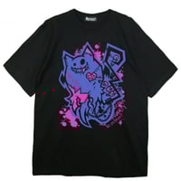 【Deorart/ディオラート】  オーバーサイズ・プリントTシャツ 【わるいこ】 [ネコラ NECOLA 悪魔]【DRTP011】