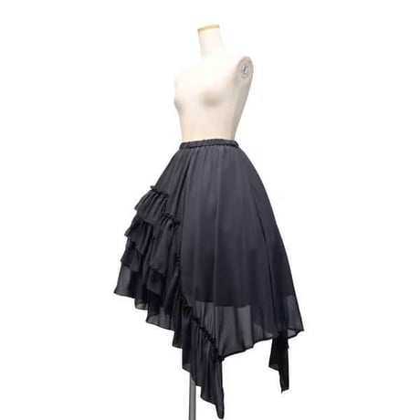 【Sheglit/シェグリット】アシンメトリーフリルスカート【714040】