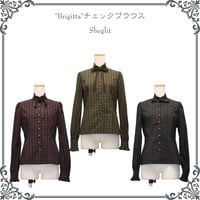 【Sheglit/シェグリット】"Brigitta"チェックブラウス【644040】