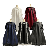【ATELIERPIERROT・Vallée lys/アトリエピエロ・ヴァレリス】Amabile Puff Sleeve Dress【TOP3082】