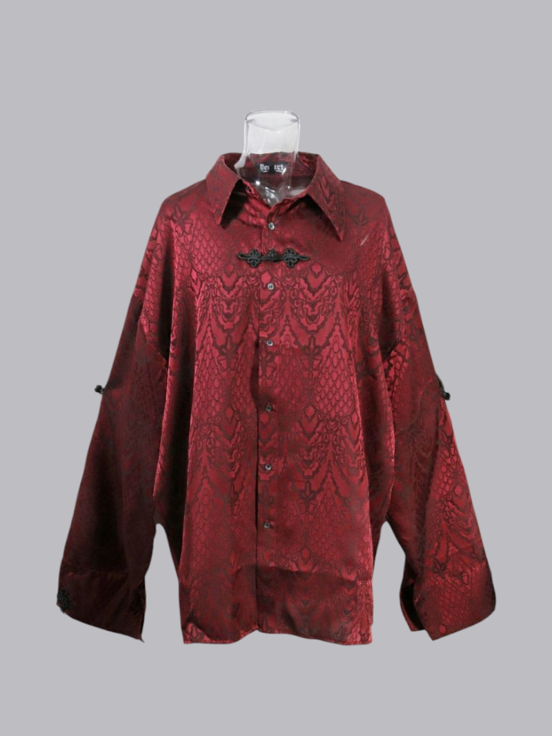 ディオラート　切替・キョンシースリーブブルゾン【中華柄】 ディオラート] 切替え・キョンシースリーブ・ブルゾン [ 中華柄