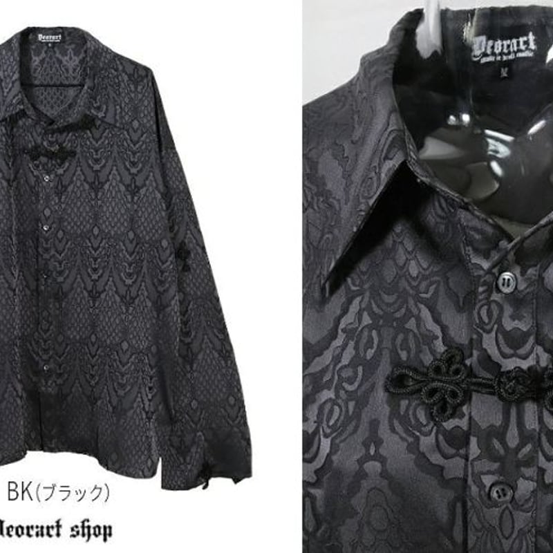 Deorart/ディオラート】キョンシースリーブ・中華 ギャング シャツ