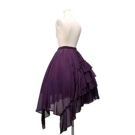 【Sheglit/シェグリット】アシンメトリーフリルスカート【714040】