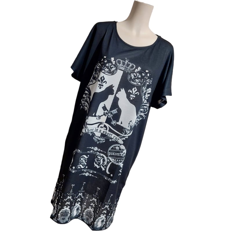 Chrome Hearts ブラック長袖カットソー レザー刺繍 XL 名古屋】クロム