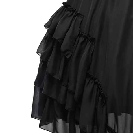 【Sheglit/シェグリット】アシンメトリーフリルスカート【714040】