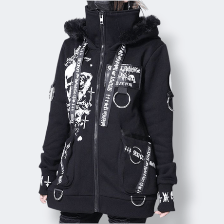 セックスポットリベンジジップ付きパーカー セックスポットリベンジジップ付きパーカー SEX POT ReVeNGe