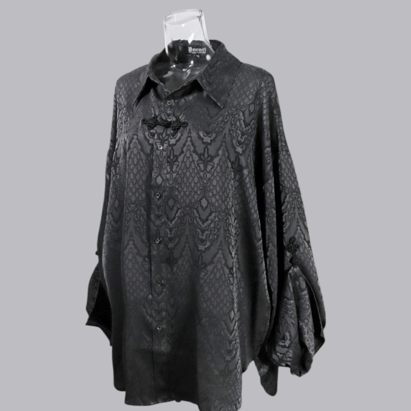 Deorart/ディオラート】キョンシースリーブ・中華 ギャング シャツ