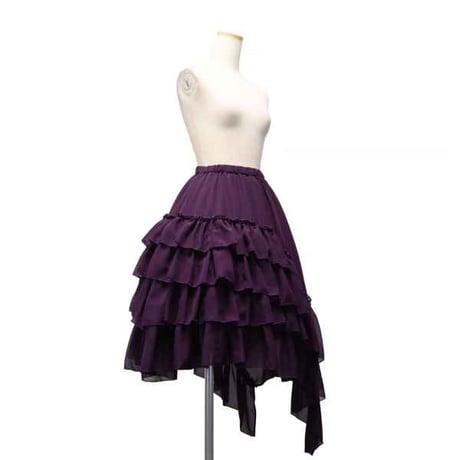 【Sheglit/シェグリット】アシンメトリーフリルスカート【714040】
