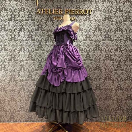 【ATELIER PIERROT／アトリエピエロ】【Vallée lys】ヴァレリス　Long Bustle Jumper Skirt【TPC-3077】