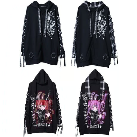 セックスポットリベンジジップ付きパーカー SEX POT REVENGE セックスポットリベンジ アウター パーカー