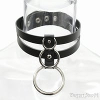 【Deorart/ディオラート】Double belt ring choker ダブルベルト コルセット チョーカー【BY2092】