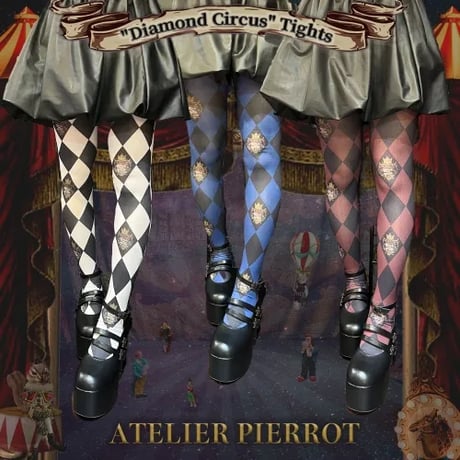 【ATELIER PIERROT／アトリエピエロ】"Diamond Circus" Tights【MT-002】