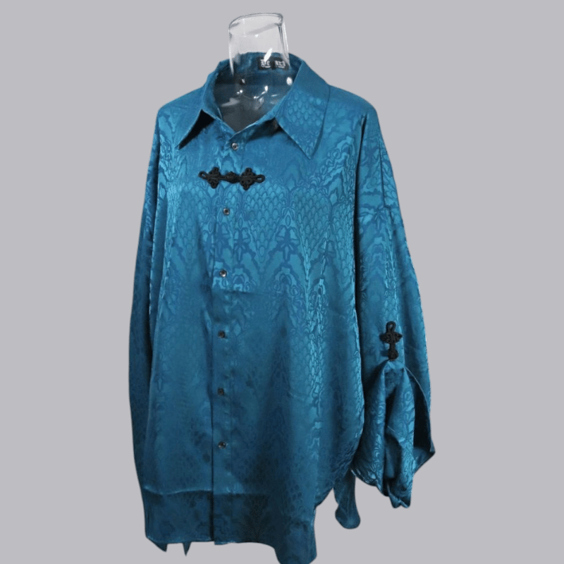 Deorart/ディオラート】キョンシースリーブ・中華 ギャング シャツ