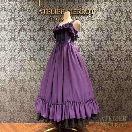 【ATELIER PIERROT／アトリエピエロ】【Vallée lys】ヴァレリス　Long Bustle Jumper Skirt【TPC-3077】