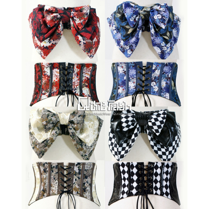 キューティーフラッシュ　リボン帯付きコルセット QutieFrash/キューティーフラッシュ】リボン帯コルセット 【9909