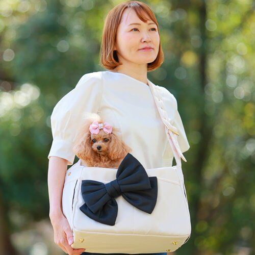 GODPIVA クラシックリボンキャリーバッグ ゴッドピバ 犬 キャリー