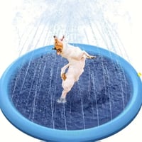 噴水マット 水遊び 噴水 ペット用 犬用 おもちゃ 子供用 噴水プール ウォーター シャワーマット 水 夏 マット プール  屋外 散水 ペット用品 ペットグッズ