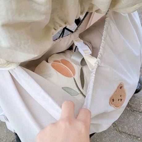 くまさんバック バギー ベビーカー ベージュ 小型犬 折りたためる 軽い 収納付き 布製 チワワ ヨーキー ポメラニアン トイプードル