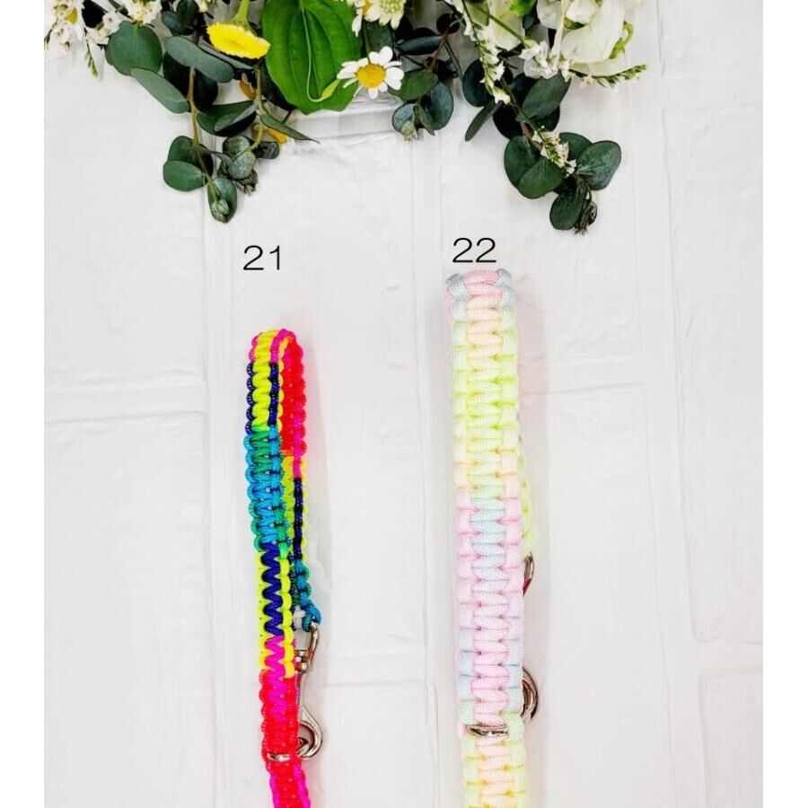 短引き60cm Mサイズ 軽くて丈夫なパラコードリード♪ Kaiwareパラ