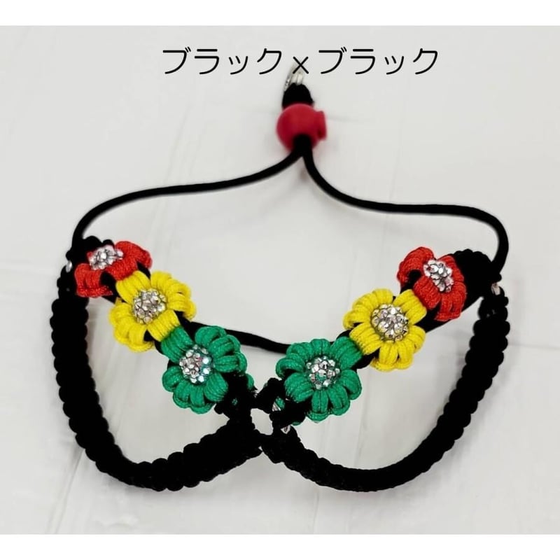 【完成品】パラコードハーネス　ひまわり　No.0147 完成品】パラコードハーネス ひまわり No.0147