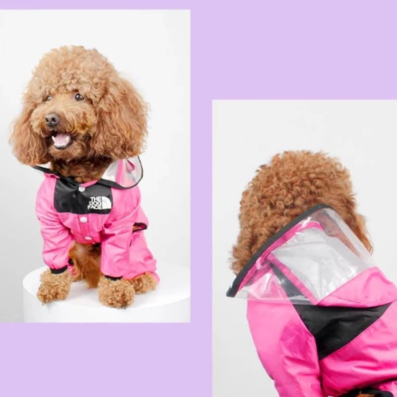 レインコート THE DOG FACE ドックフェイス わんこ 犬 服 ペット
