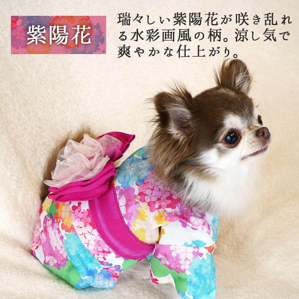 浴衣 犬 服 iDog 華やか大輪帯浴衣 ゆかた 夏 お祭り 季節 浴衣 犬 服 iDog 華やか大輪帯浴衣 ゆかた 夏 お祭り 季節