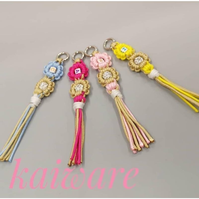 パラコードのタッセル♪ Kaiwareパラコードタッセル お名前入り パラ