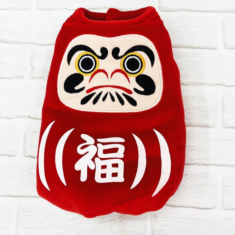 福だるま 犬 ペット 小さい 洋服 わんこの服 チワワ 初詣 お祝い