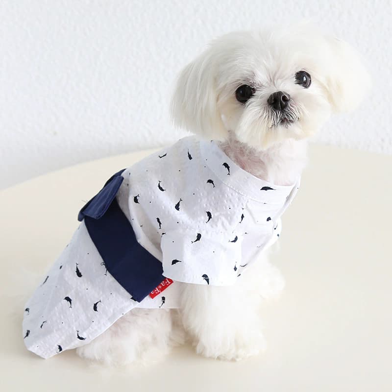 犬 浴衣 星柄 イルカ柄 夏祭り 和風 花火 ペット浴衣 ドッグウェア 犬