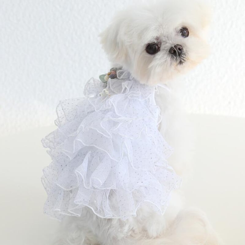 plnmylove　犬服　ハンドメイド　わんこ服　襟付き3段フリルお散歩ワ Amazon.co.jp: DogPeace(ドッグピース) 犬の服の型紙 三段フリル