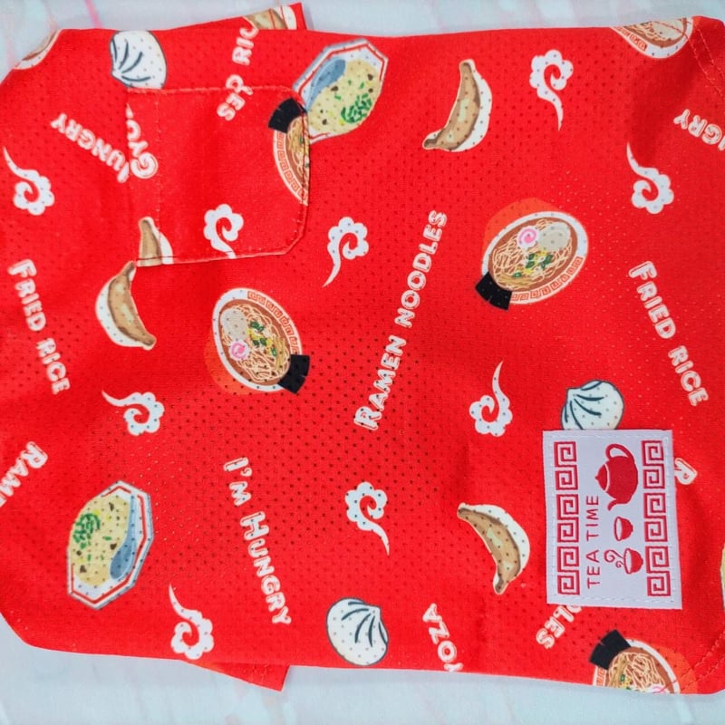中華Tシャツ 小型犬 犬の服 チワワ プードル ポメラニアン ラーメン