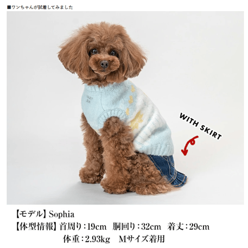 CRAZYBOO ノスタルジック柄ニット クレイジーブー 犬 服 犬服 CB241078