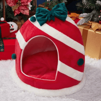クリスマスベッド 巣穴 潜れる 犬のベッド 犬用 猫用 ペット クリスマス ベッド ふわふわ お布団 洗える 小型犬 洗濯 可愛い 秋冬 犬